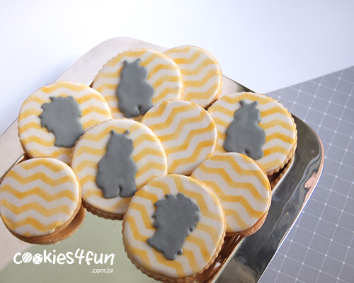 Biscoitos com Chevron
