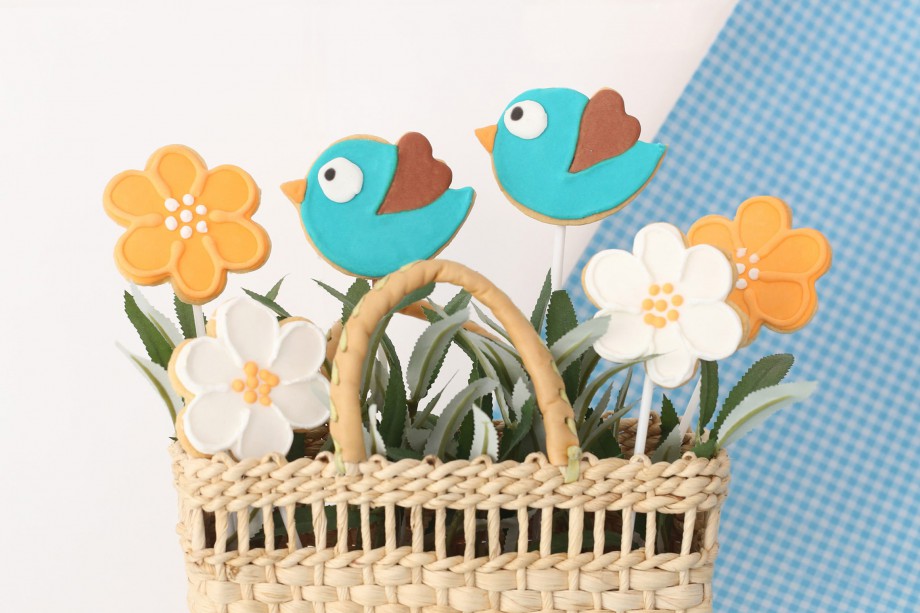 Biscoitos Decorados Passaros e Flores 02-min