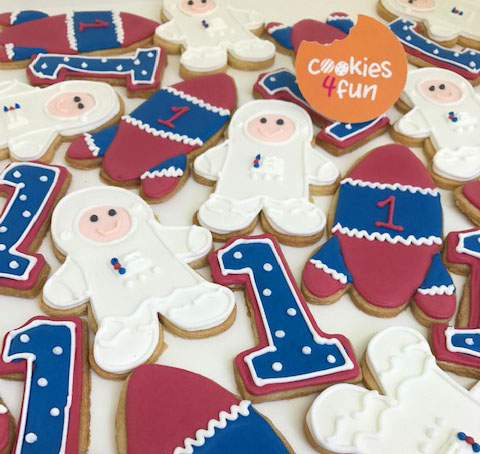 Biscoitos festa foguete