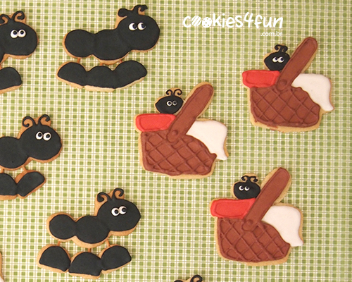 Biscoitos para festa tema Picnic