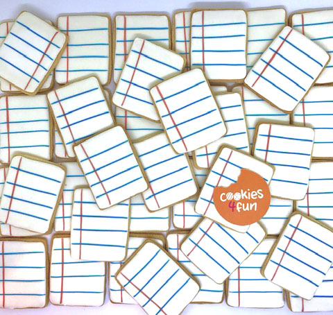 Biscoitos decorados Dia dos Professores
