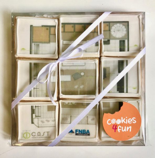 Biscoitos decorados Arquitetos