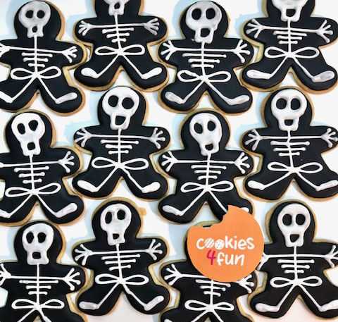 Biscoitos decorados Halloween
