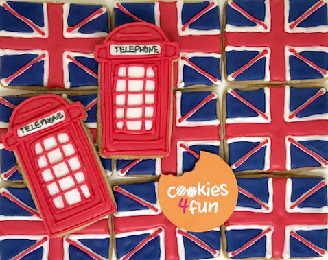 Biscoitos decorados Londres