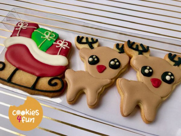 Biscoitos decorados Natal