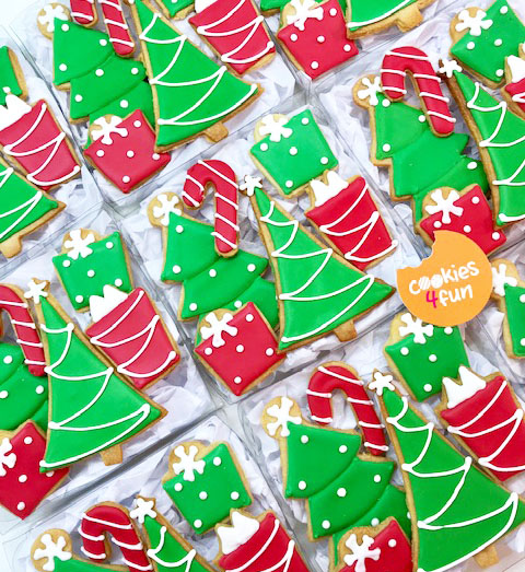 Biscoitos decorados Natal