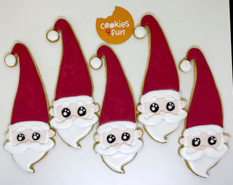 Biscoitos decorados Natal