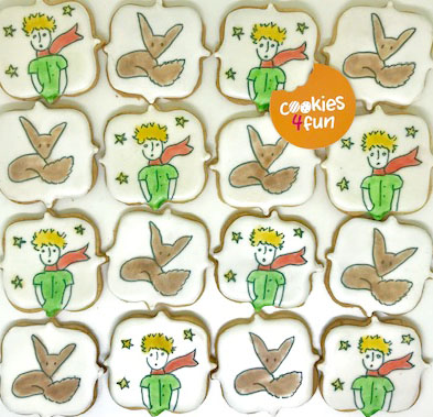 Biscoitos decorados Pequeno Príncipe