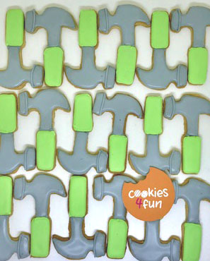 Biscoitos decorados ferramentas