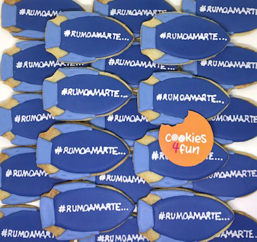 Biscoitos decorados brinde empresa Conductor