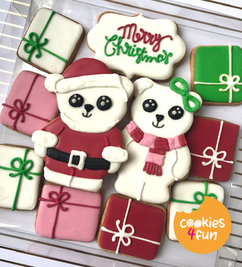 Biscoitos decorados Natal