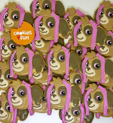 Biscoitos decorados cachorros Patrulha