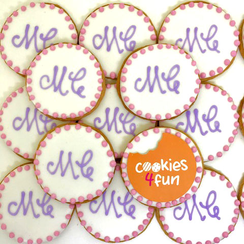 Biscoitos decorados unicórnio