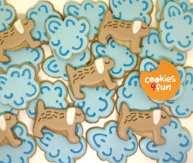 Biscoitos decorados maternidade