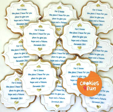 Biscoitos decorados maternidade